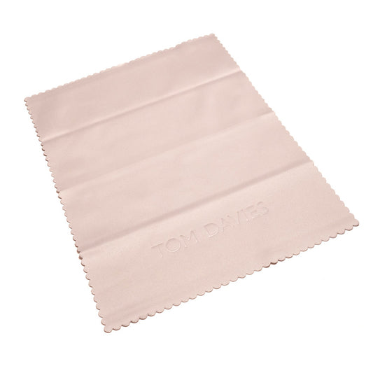 This premium beige lens cloth helps to keep your glasses clean and fog-free